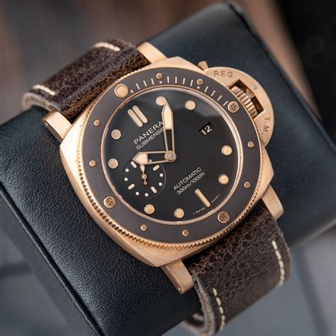 panerai 6898|Panerai submersible bronzo.